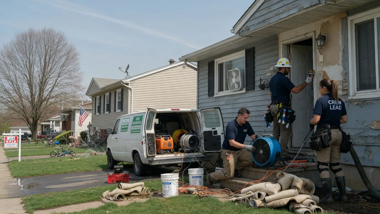 Flood Cleanup in Lindenwood, IL near me